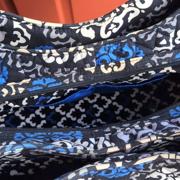 Vers Bradley "Emily" satchel in Canterbury Cobalt pattern - Picture 4 of 14